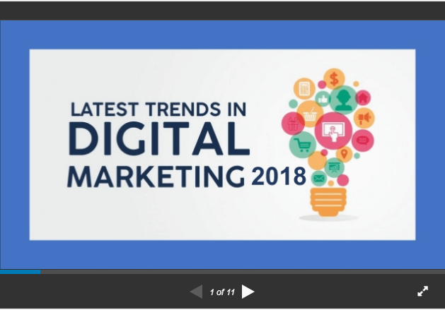 digital marketing trends 2018 slideshare