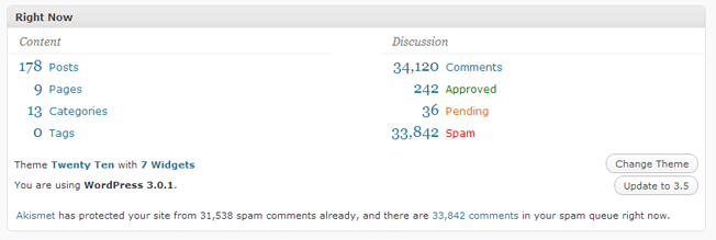 keep comment spam away
